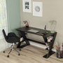 Hanah Home Lungo - Escritorio de estudio Negro